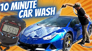 HOW TO WASH A CAR FASTER! | Car Wash in 10 minutes or less