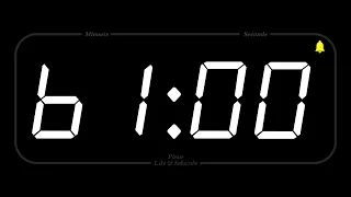 61 MINUTE - TIMER & ALARM - 1080p - COUNTDOWN