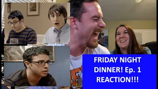 Americans React | FRIDAY NIGHT DINNER Episode 1 | REACTION