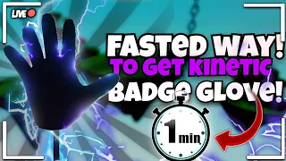 The FASTEST way to get KINETIC GLOVE! | Slap Battles Roblox!