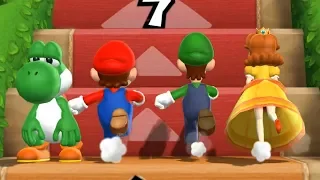 Mario Party 9 Step It Up - 1 vs. Rivals - Yoshi vs Team Mario, Luigi, Daisy| Cartoons Mee