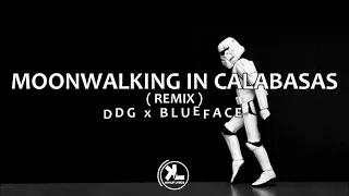 DDG - MOONWALKING IN CALABASAS REMIX ( LYRICS VIDEO ) FT BLUEFACE