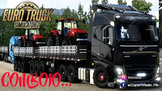 ENTREGAMOS OS TRATORES EM COMBOIO COM SUCESSO | Euro Truck Simulator 2