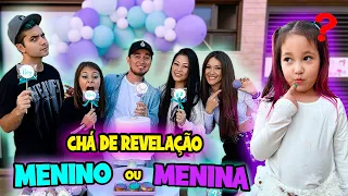 CHÁ DE REVELAÇÃO - 💚MENINO OU MENINA💜 | YU e FAMÍLIA