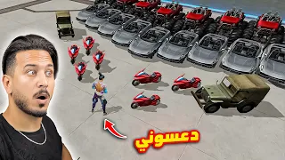 دراغونوف ضد 30 سيارة !!