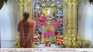 Mangla Aarti Darshan Salangpur Date 07 10 2023