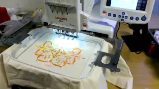 Our trainees learning Embroidery