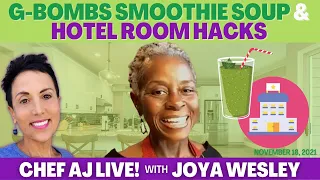 60 Pounds Lost on a Whole Food Plant Based Diet! | Chef AJ LIVE! with Joya Wesley