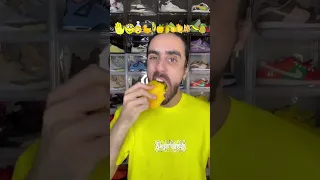 Food ASMR Eating a Yellow Hand and other snacks! #asmr #food #satisfying #satisfaction