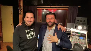 Russian Star singer AVRAAM RUSSO recording new single 'Ya Habibi' with producer DAVID SERERO (2021)