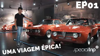 Me emocionei com as Alfa Romeo GTA e GTAm! Viagem Épica EP01: Special Trip + FlatOut