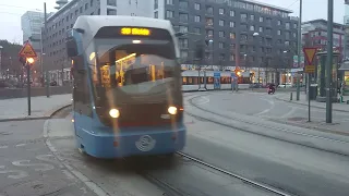 Tram Roundabout in Stockholm