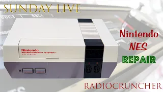 Sunday LIVE : Nintendo NES repair (hopefully)