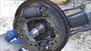 How to replace brake shoes Αντικατάσταση σιαγόνων φρένων Yiannis Pagonis