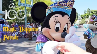[Disney100] 2023 Magic Happens Parade at Disneyland Park, California - full show