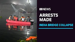 Nine people arrested over bridge collapse in India | ABC News