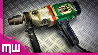 Old Metabo Drill Restoration 💎 Drill 1975 🔧 Metabo SB 800/6 S-automatic Restoration