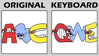 Alphabet Lore vs Keyboard Lore Comparison