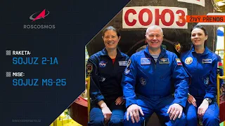 ŽIVĚ: Sojuz-2.1a (Sojuz MS-25)