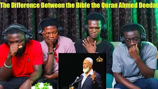 Christains Reacts To The Difference Between the Bible & the Quran By Ahmed Deedat