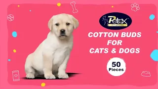 PETEX COTTON BUDS FOR DOGS & CATS