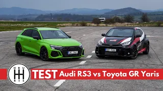 Audi RS3 vs Toyota GR Yaris - Rozdílný přístup - CZ/SK