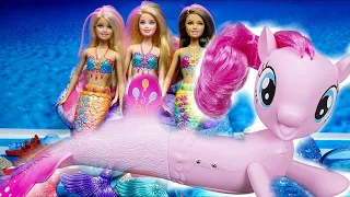 Пинки Пай Русалка#Май Литл Пони#Барби#My Little Pony#Pinkie Pie#Barbie