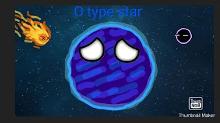 Timeline of an O-type Star(Blue Giant)