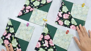 Even sewing beginners can easily make patchwork using this method.