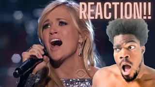 THIS WOMAN IS NUTS...Vince Gill & Carrie Underwood How Great Thou Art (Reaction!)