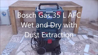 Bosch Gas 35L AFC Wet/Dry Dust Extraction System