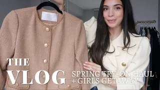 SPRING TRY-ON HAUL + A GIRLS GETAWAY WITH GRANDMA & MOM | VLOG S5:E3 | Samantha Guerrero