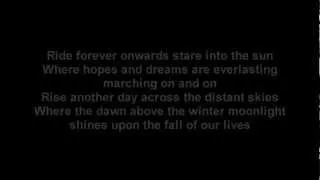 DragonForce - Above The Winter Moonlight | Lyrics on screen | HD