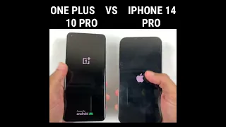 one plus 10 pro vs iphone 14 pro speed test #