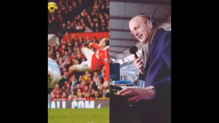 peter Drury crazy reaction to Wayne Rooney overhead goal vs Manchester City #peterdrury #rooney