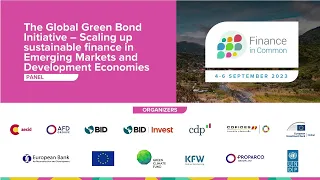 Panel 4 The Global Green Bond Initiative – Scaling up sustainable finance in Emerging Markets and De