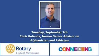 Tuesday Luncheon —  Chris Kolenda, former Senior Advisor on Afghanistan and Pakistan