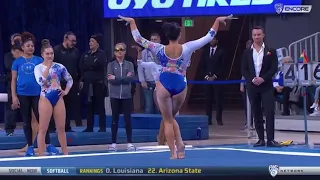 Felicia Hano Floor UCLA vs Arizona 2020 9.950