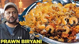 Karachi ki Prawn Biryani | Desi Food Karhai Platter | Jheenga, Fish, Maghaz | Street Food Pakistan