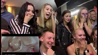 Реакция наших девочек на видео - поздравление Benny Benassi - Satisfaction | Пародия