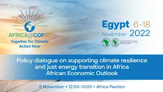 Policy dialogue on supporting climate resilience and just energy transition in Africa - AEC (French)