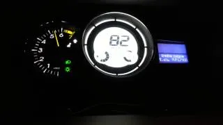 Megane III Coupe 1.4  0-100 km/h acceleration