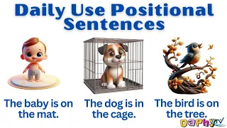 Daily Use Positional English Sentences | Basic English Vocabulary