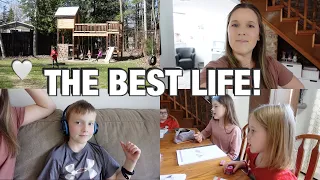 MOM LIFE IS THE BEST LIFE! | TEACHING MY KIDS AND KEEPING MY HOME