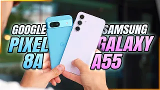 SAMSUNG no puede con el PIXEL!!! Pixel 8A vs Galaxy A55