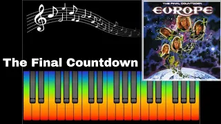 The Final Countdown (Europe) - Como Tocar no Teclado - Cover / Aula