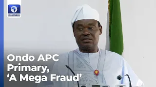 'Mega Fraud', Jimoh Ibrahim Lament Outcome Of Ondo APC Ptimary