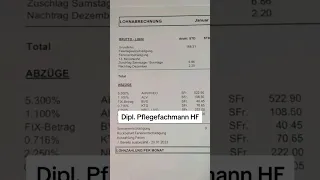 Das verdient ein dipl. Pflegefachmann