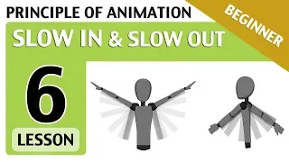Lesson 06📗- SLOW IN & SLOW OUT / EASE IN & EASE OUT (Animation Principles)