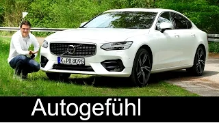 Volvo S90 R-Design FULL REVIEW test 2017 D5 Polestar - Autogefuehl